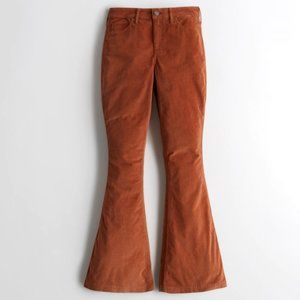 Curvy High-Rise Corduroy Flare Pants